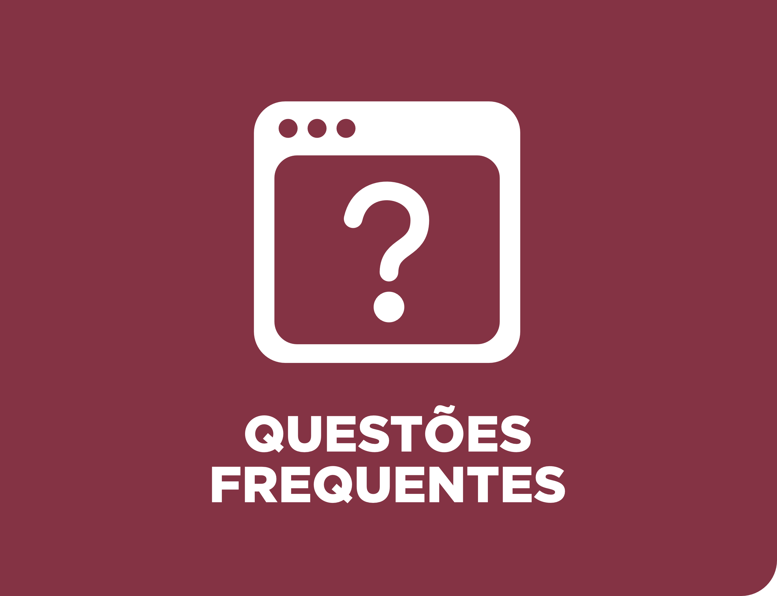 Questões frequentes