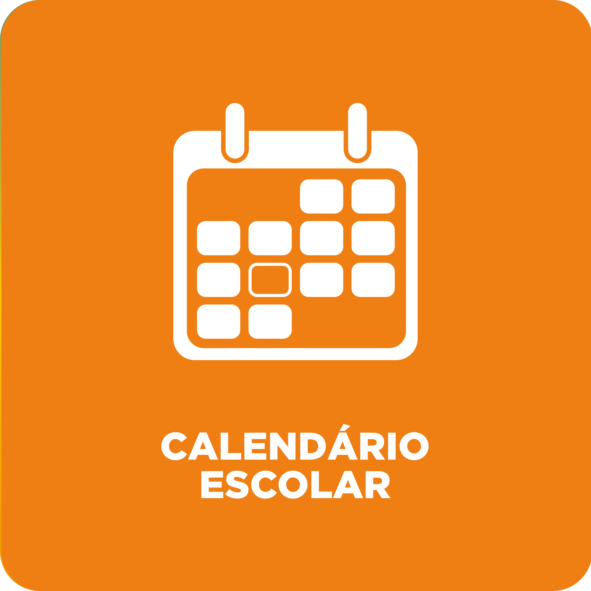 Calendário escolar